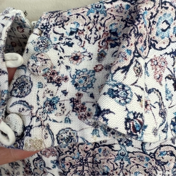 Zimmermann Linen Playsuit Floral Empire‎ Flute - Picture 8 of 16